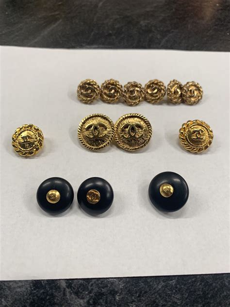 chanel buttons ebay